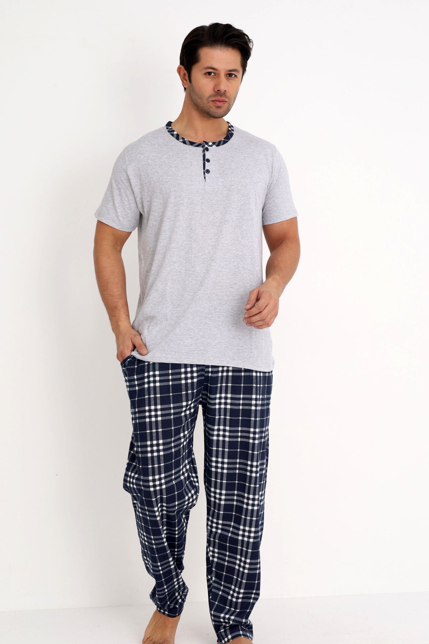 Pyjamaset Sea aus Baumwolle