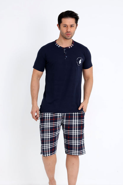 Pyjamaset Wolf aus Baumwolle