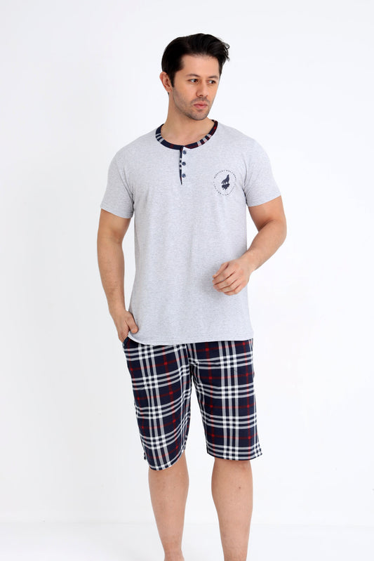 Pyjamaset Wolf aus Baumwolle