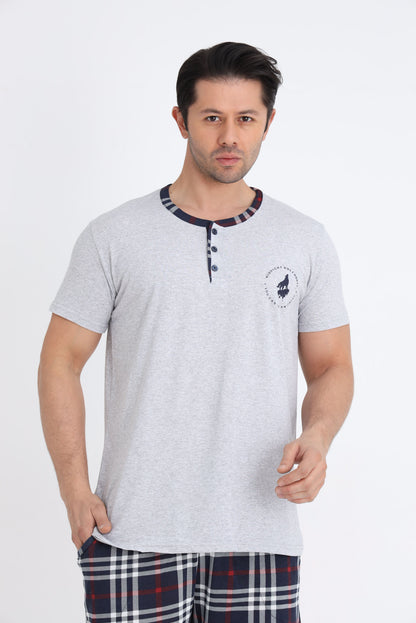 Pyjamaset Wolf aus Baumwolle