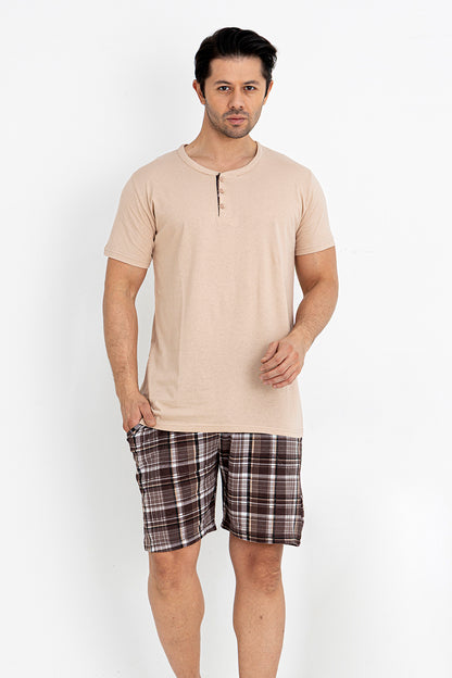 Pyjamaset Stone aus Baumwolle
