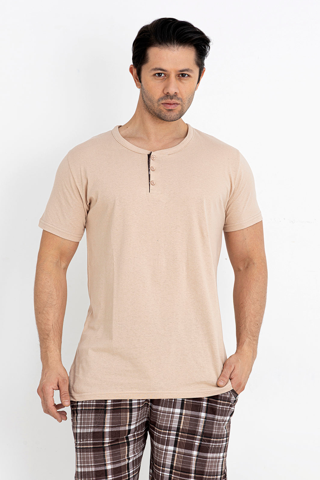 Pyjamaset Stone aus Baumwolle