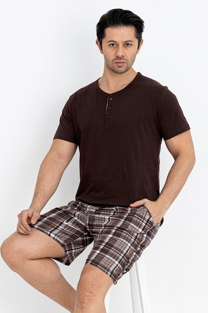 Pyjamaset Stone aus Baumwolle