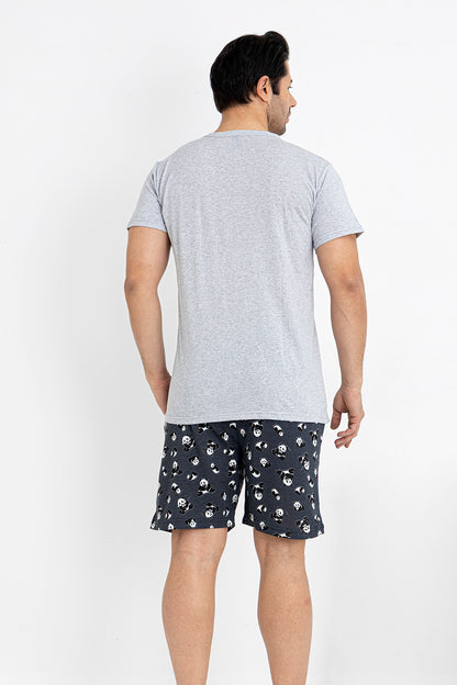 Pyjamaset Panda aus Baumwolle