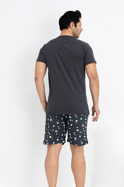Pyjamaset Panda aus Baumwolle
