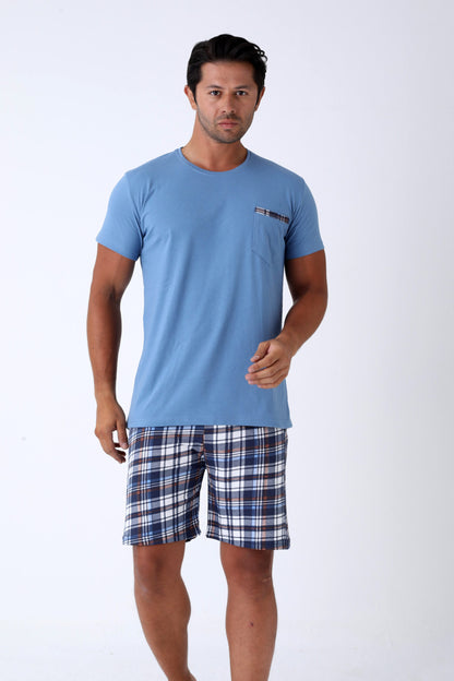 Pyjamaset Fossil aus Baumwolle
