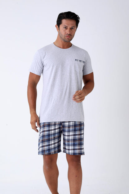Pyjamaset Fossil aus Baumwolle
