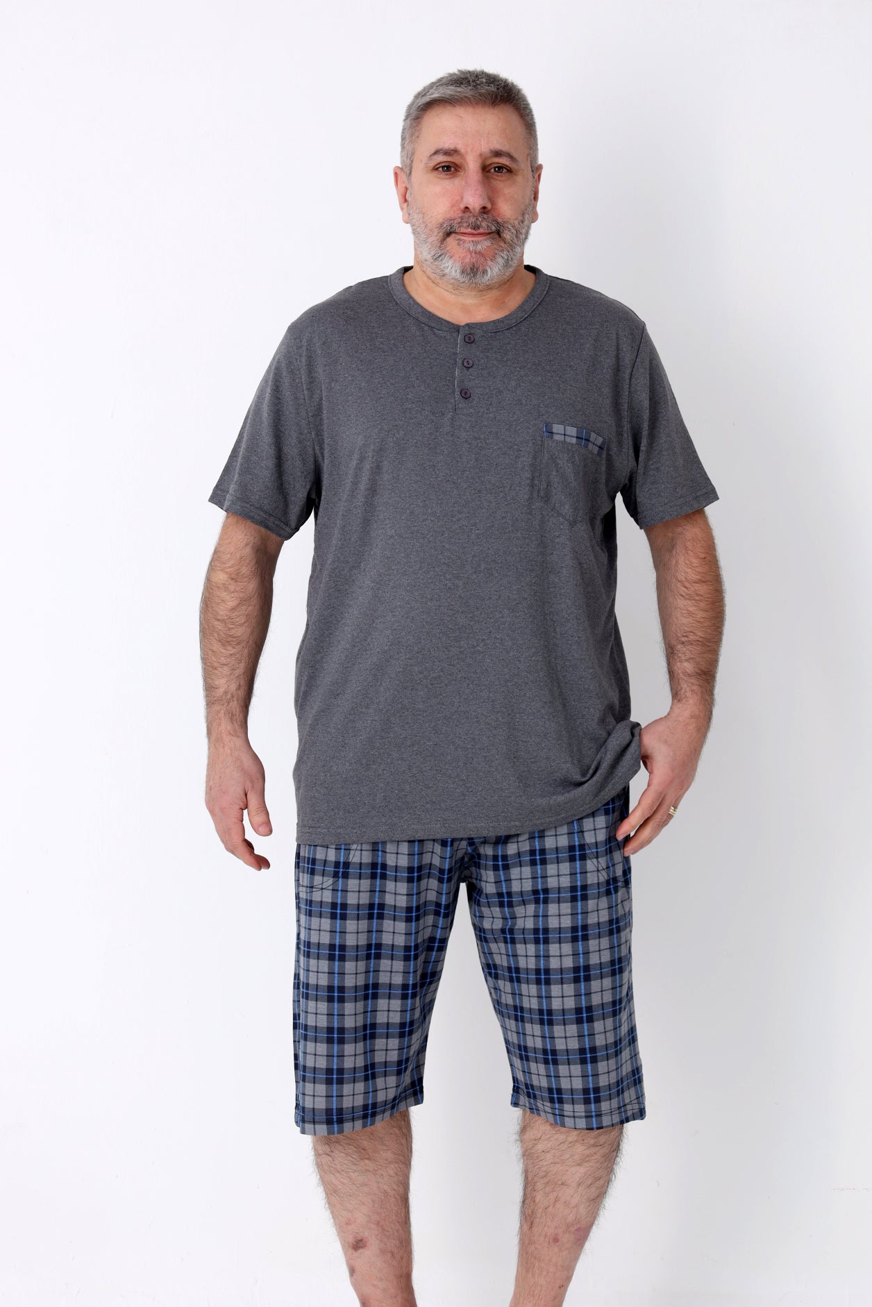 Pyjamaset Plus-Size Oak aus Baumwolle