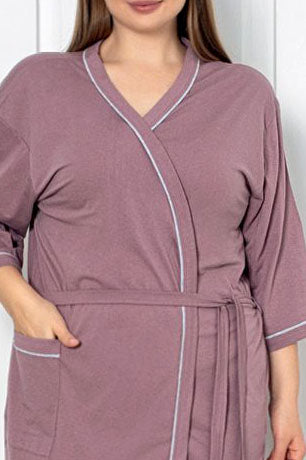 Bademantel Plus-Size Sweet Pea aus Baumwolle