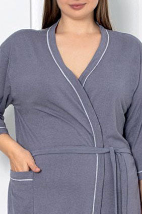 Bademantel Plus-Size Sweet Pea aus Baumwolle