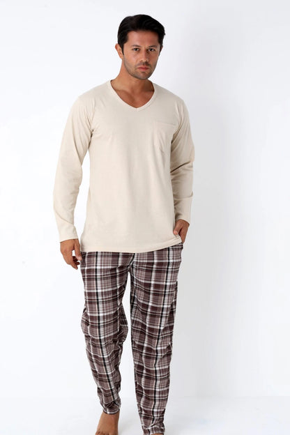 Pyjamaset Bone aus Baumwolle