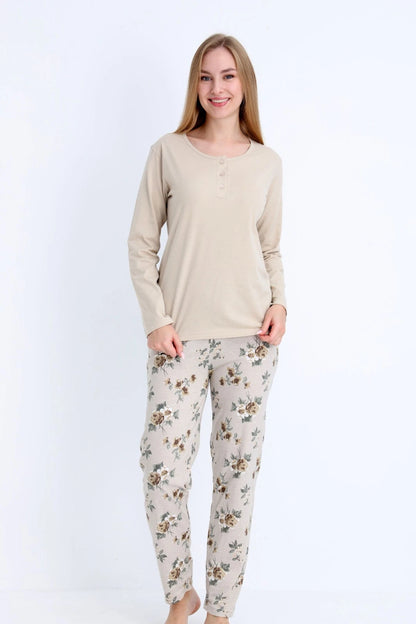 Pyjamaset Cornflower aus Baumwolle