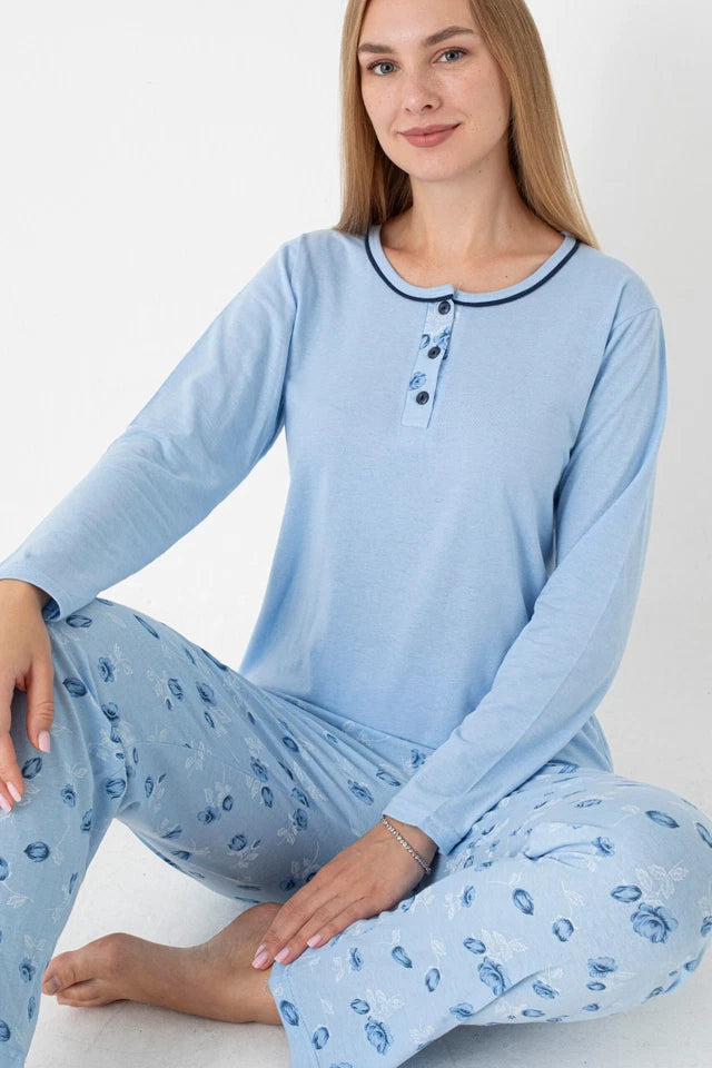 Pyjamaset Freesia aus Baumwolle