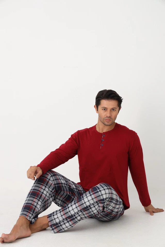 Pyjamaset Nocturn aus Baumwolle