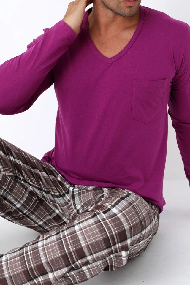 Pyjamaset Bone aus Baumwolle
