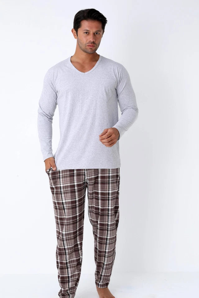Pyjamaset Bone aus Baumwolle