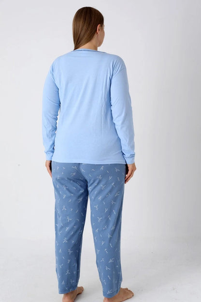 Pyjamaset Plus-Size Allium aus Baumwolle