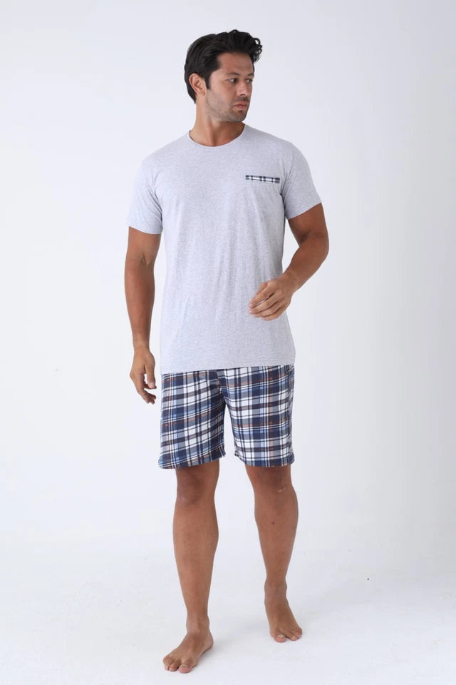 Pyjamaset Fossil aus Baumwolle