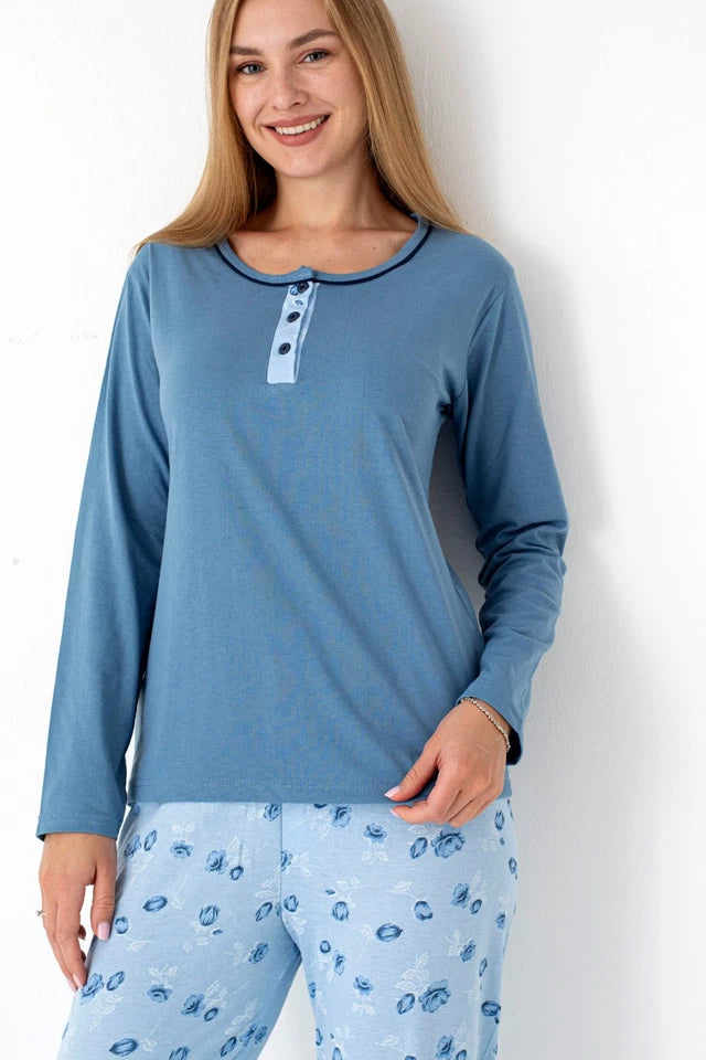 Pyjamaset Freesia aus Baumwolle