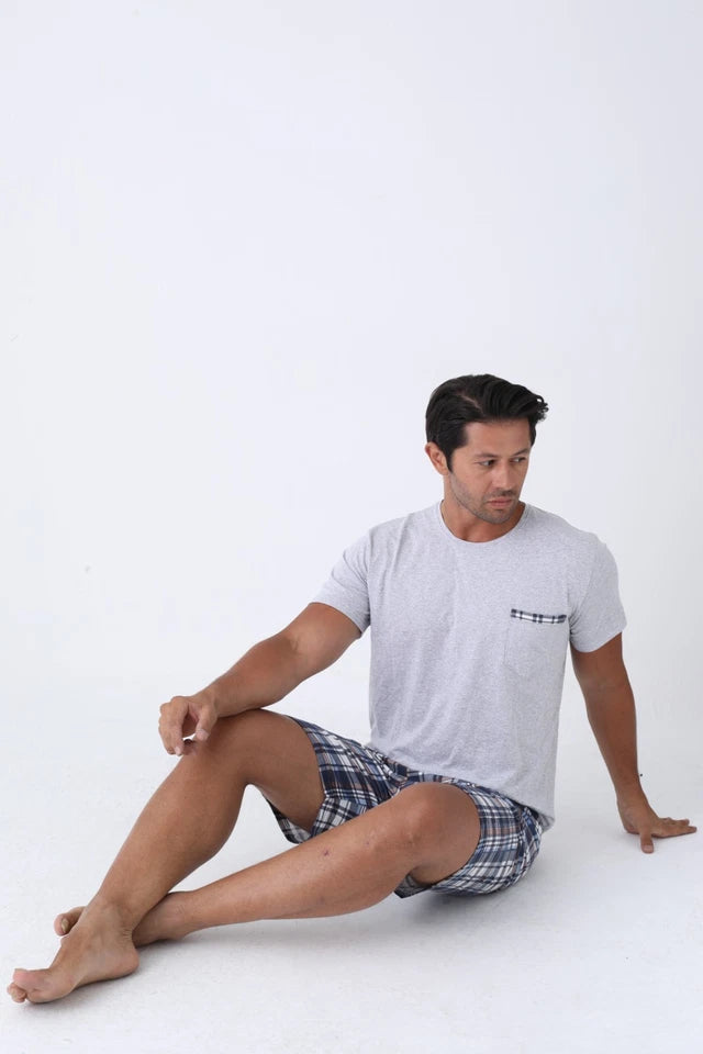 Pyjamaset Fossil aus Baumwolle