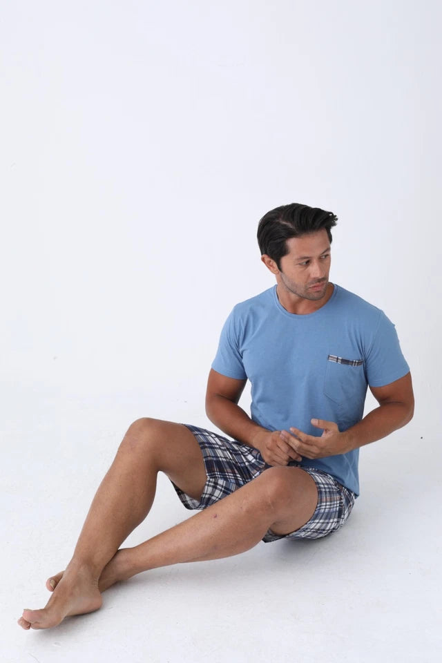 Pyjamaset Fossil aus Baumwolle
