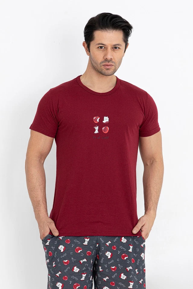 Pyjamaset Apple aus Baumwolle