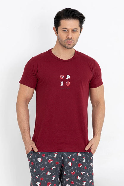 Pyjamaset Apple aus Baumwolle