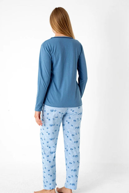 Pyjamaset Freesia aus Baumwolle