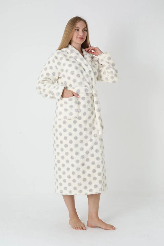 Bademantel Polka Dot