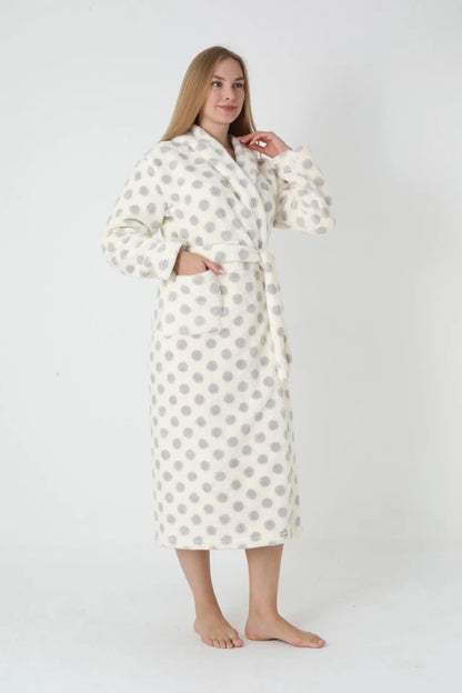 Bademantel Polka Dot