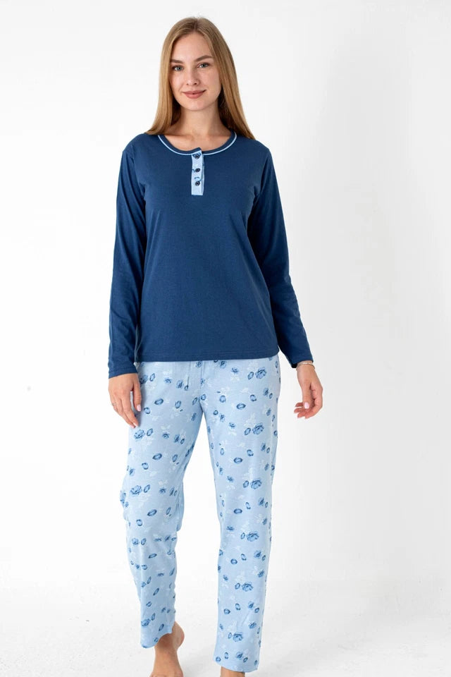Pyjamaset Freesia aus Baumwolle