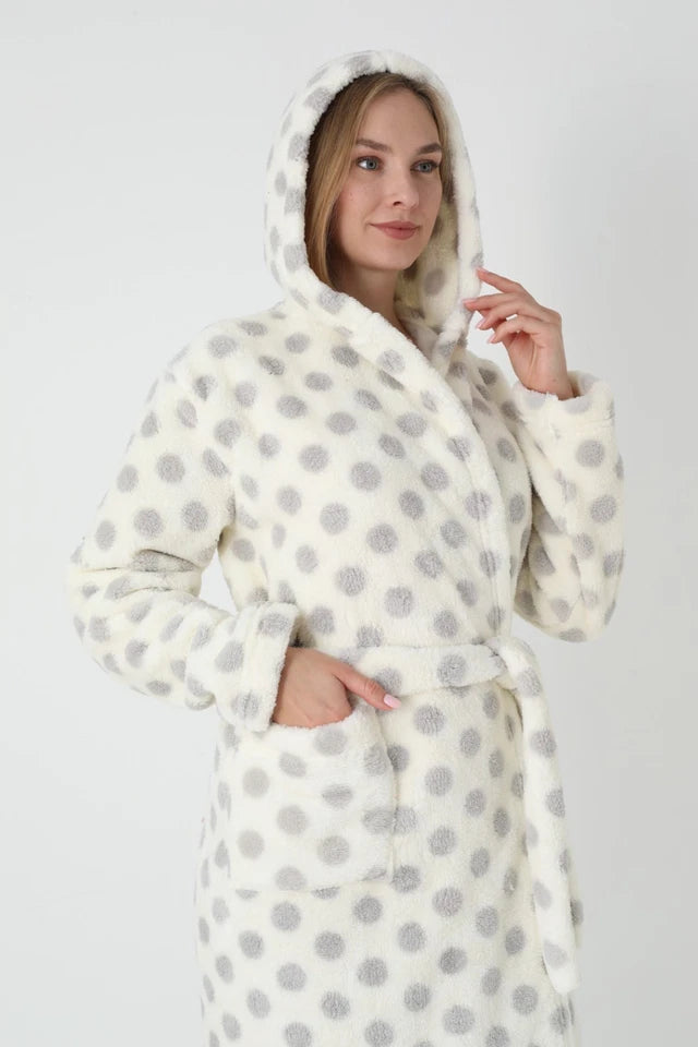 Bademantel Polka Dot