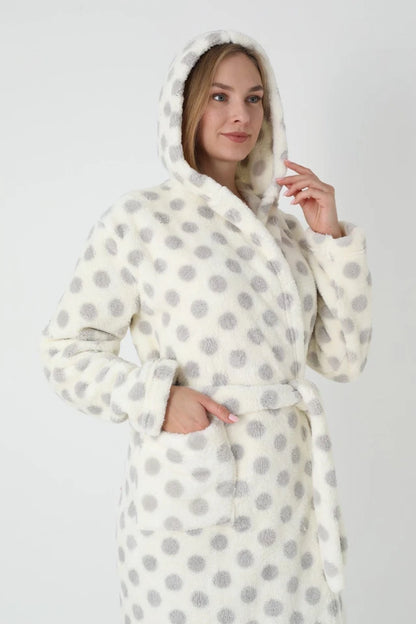 Bademantel Polka Dot