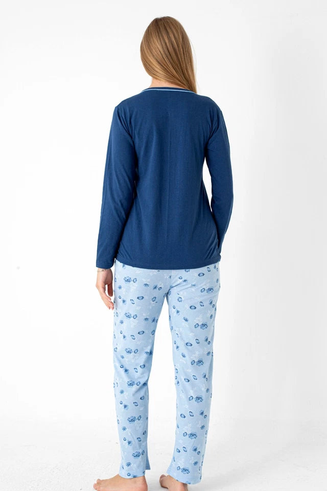 Pyjamaset Freesia aus Baumwolle