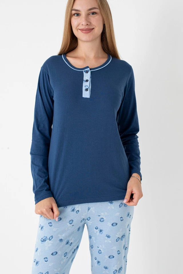 Pyjamaset Freesia aus Baumwolle