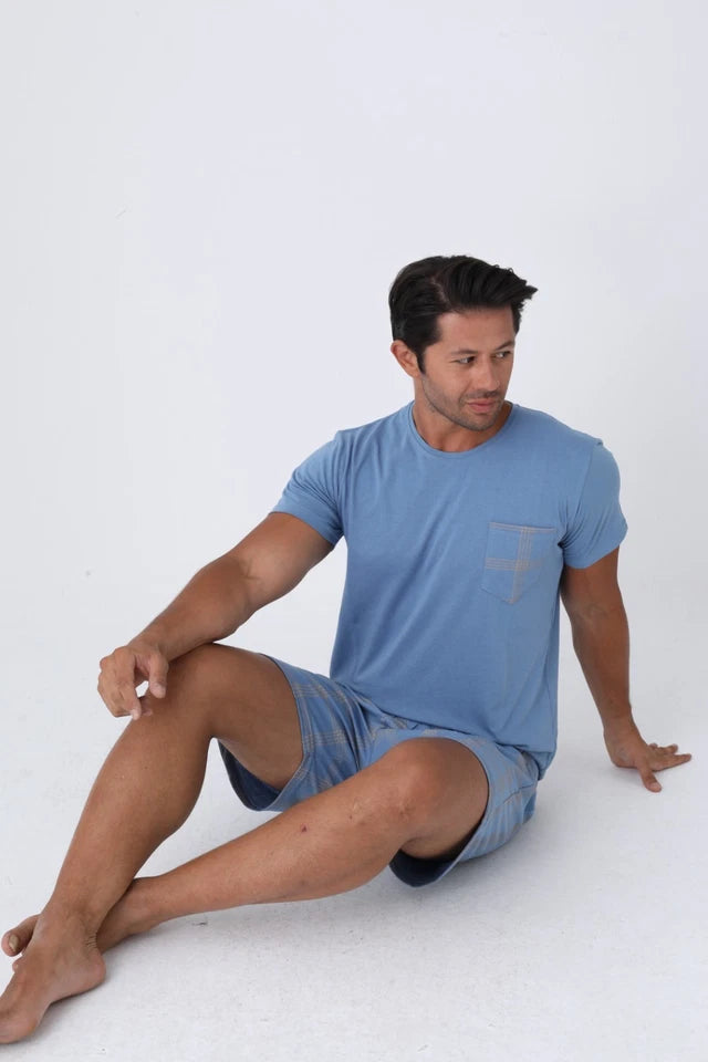 Pyjamaset Cedar aus Baumwolle